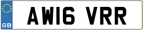 Truck License Plate